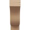 Ekena Millwork 12"W x 24"D x 36"H Classic Newport Rough Cedar Woodgrain TimberThane Corbel, Primed Tan CORUR12X24X36NEWRCPR - alternate 6